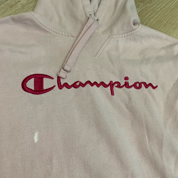 Woman’s Champion Pink Sweatshirt Hoodie - Picture 2 of 5